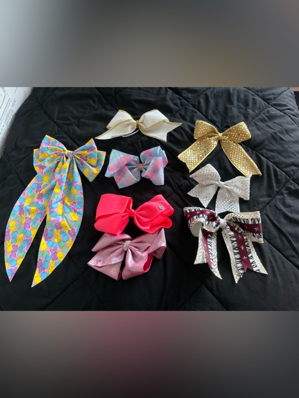 Kids Hair Bow Set - Hot Pink and Multi-Color Styles